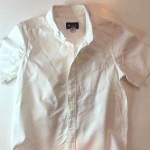 Boys White button down dress shirt size 7/8